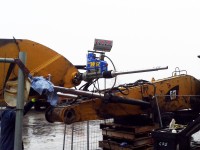 Восстановление проушин экскаватора «САТ» в порту Силламяэ