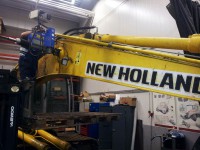 Reconstructing the boom metal structure swing joints of 'New Holland' and 'Komatsu' excavators