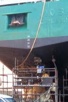 Reconstructing the rubber blade on the M/V ‘BBC Tennessee’ and ‘Snowlark’